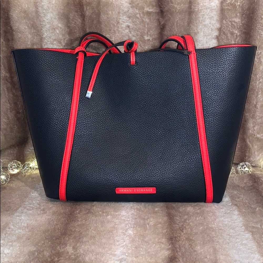 Armani Exchange A|X Reversible Shopper Bag